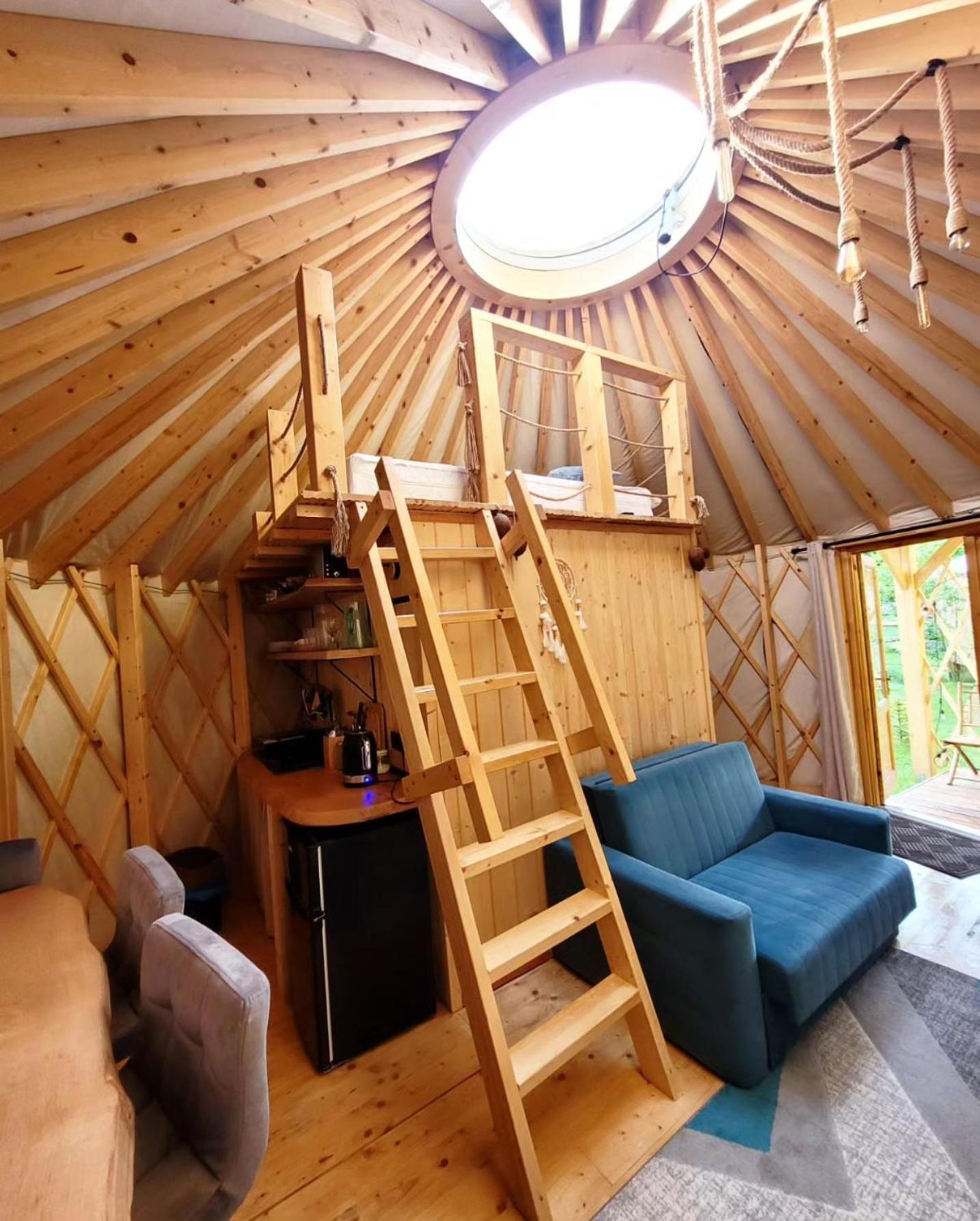 Aloha Glamp - Okragle Domki Przy Rzece - Balia I Sauna - Energylandia Zagornik Cameră foto